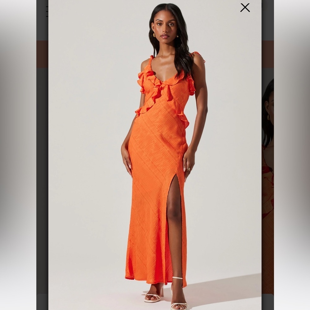 Sorbae Ruffle Maxi Dress - Picture 2 of 5